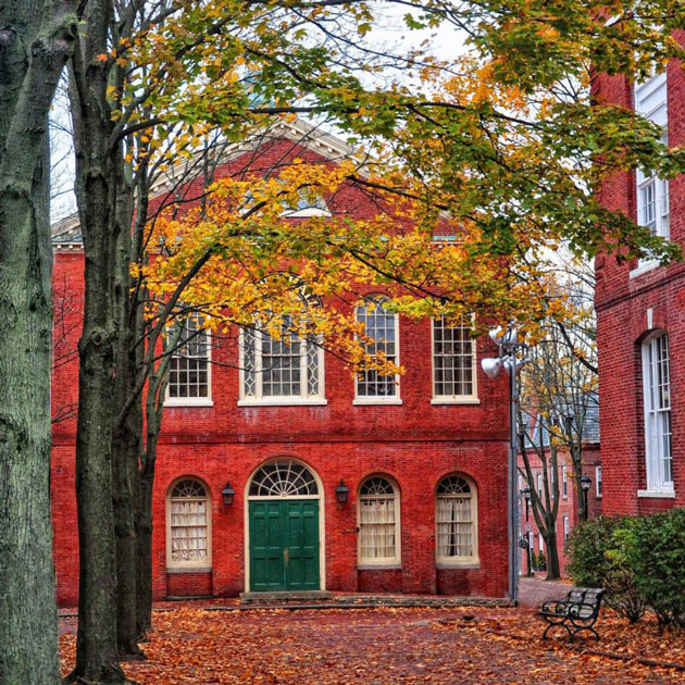 Old Town Hall in Derby Square, Salem, MA